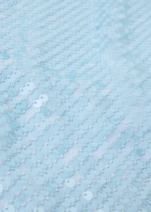 Girls Blue Sequin Dress (7-15yrs) - 7 Yrs Image 2