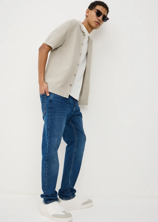 Stone Knitted Textured Shirt