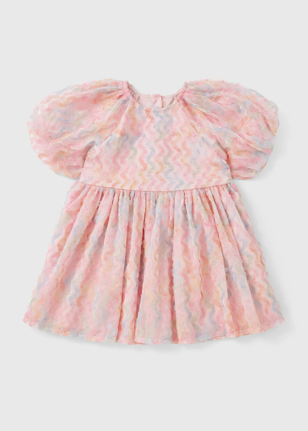 Girls Pink Floral Dress (1-7yrs) - 1 to 1 half years Image 1