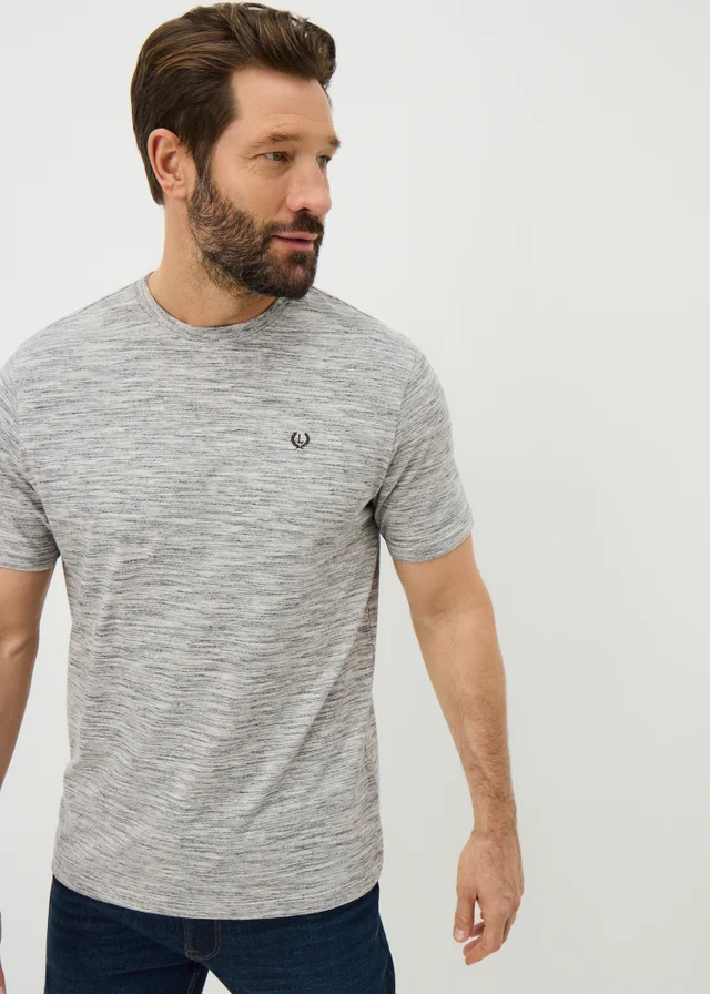 Lincoln Grey Space Dye T-Shirt