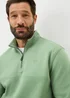 Lincoln Green 1/4 Zip Sweatshirt - Small Image 3