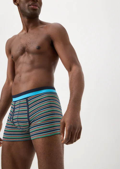 5 Pack Navy Funky Trunks - XXXL Image 2