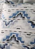 Blue Aztec Duvet Set - Single Image 2
