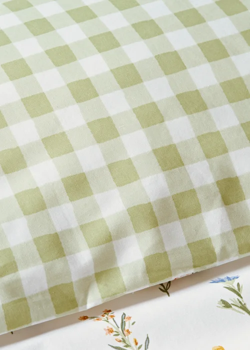 White Floral Meadow Duvet Set - Double Image 3