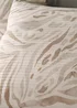 Natural Zebra Print Seersucker Duvet Set - Single Image 2