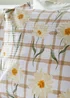 Natural Daisy Seersucker Duvet Set - Single Image 2