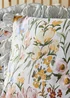 Multicolour Floral Ruffle Trim Duvet Set - Double Image 2