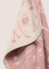 Pink Bunny Jacquard Towel - Hand Towel Image 2