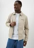 Cream Canvas Chore Jacket - S Image 1