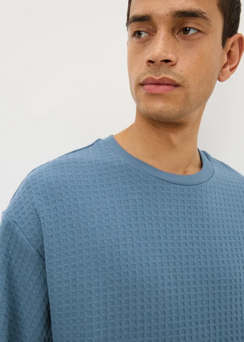 Blue Waffle Short Pyjama Set - Extra small Image 2