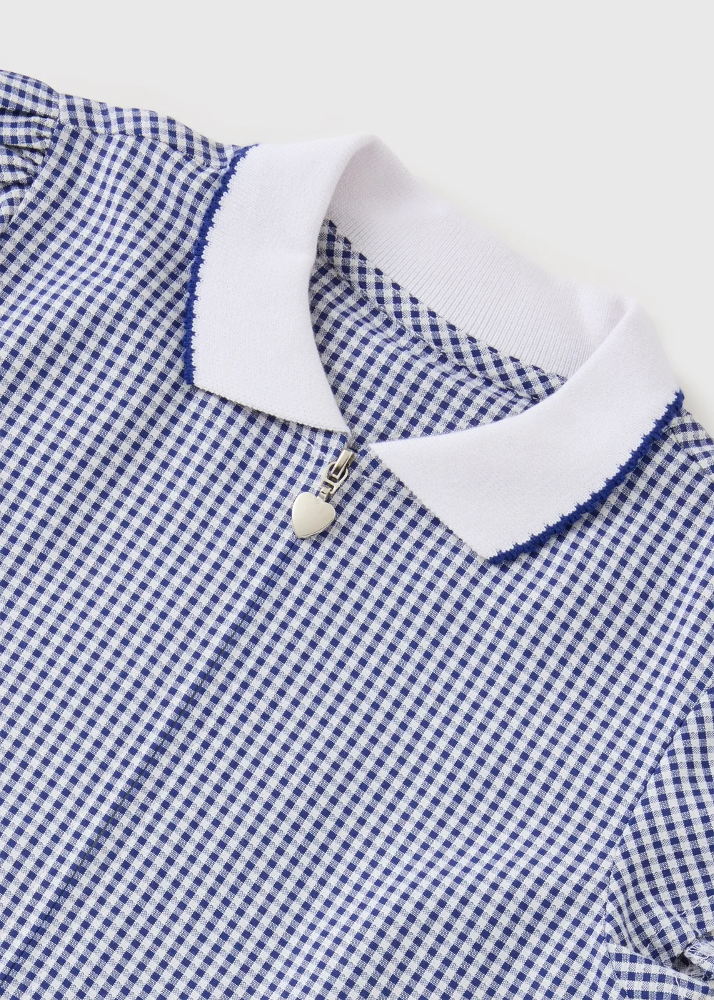 2 Pack Girls Navy Gingham Dresses (3–13yrs) - Age 4 Years Image 2