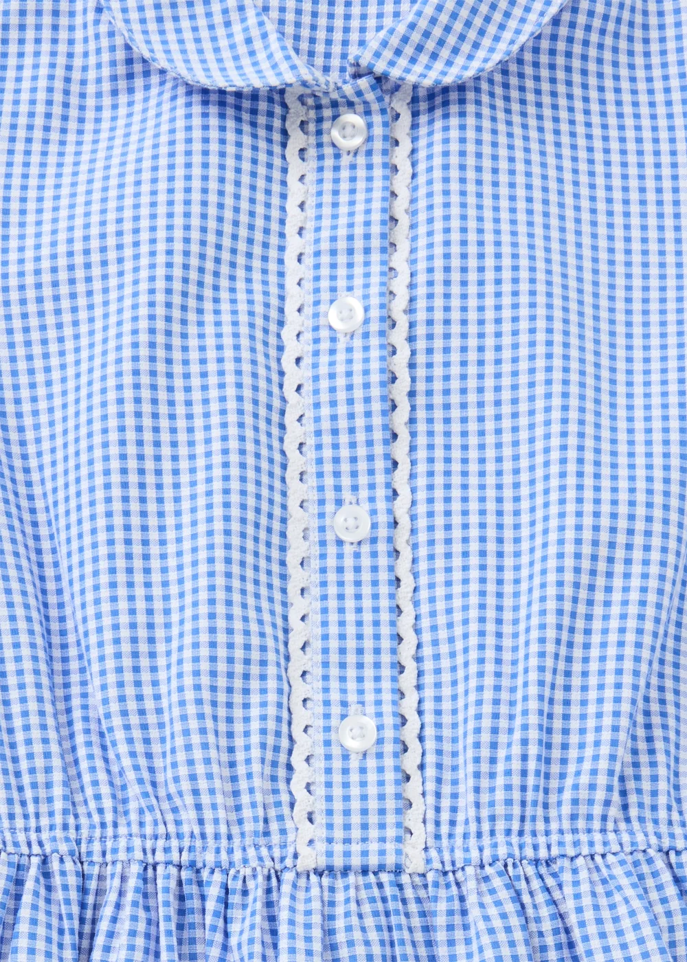 2 Pack Girls Traditional Gingham Dresses (3-12 Years) - Age 4 Years Image 2