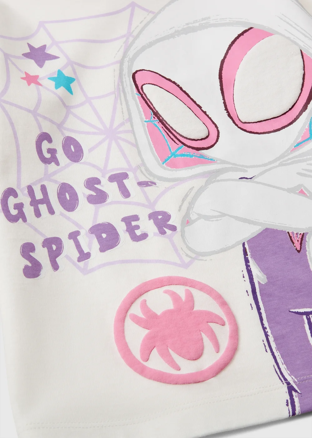 Girls Purple Ghost Spider Pyjama Set (1-7yrs) - 1 to 1 half years Image 2