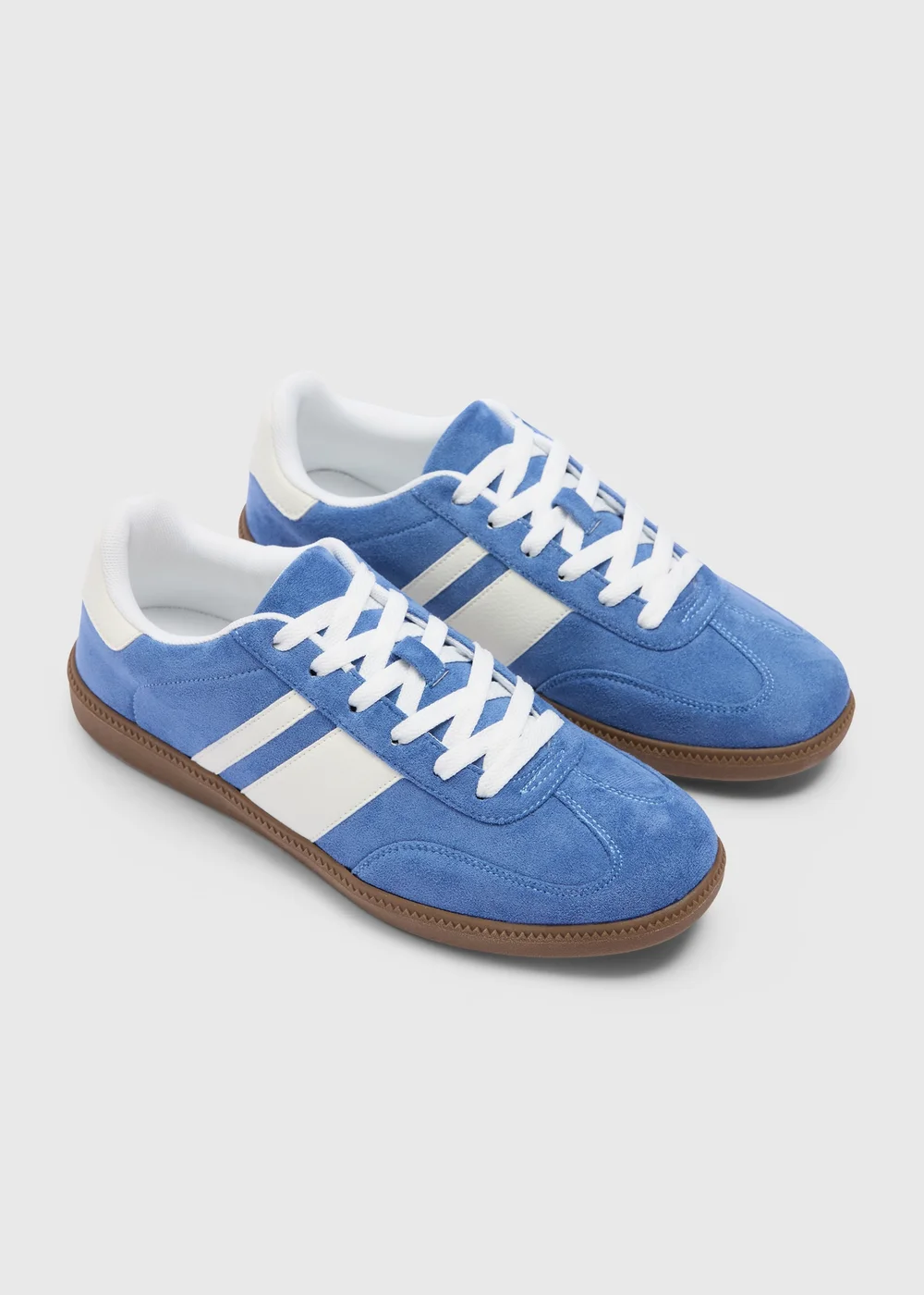 Blue Retro Trainers - Size 6 Image 1