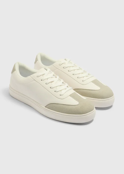 Stone Smart Suede Trainers - Size 6 Image 1