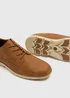 Light Tan Faux Leather Derby Shoe - Size 8 Image 2