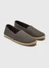 Grey Textured Espadrilles - Size 6 Image 1