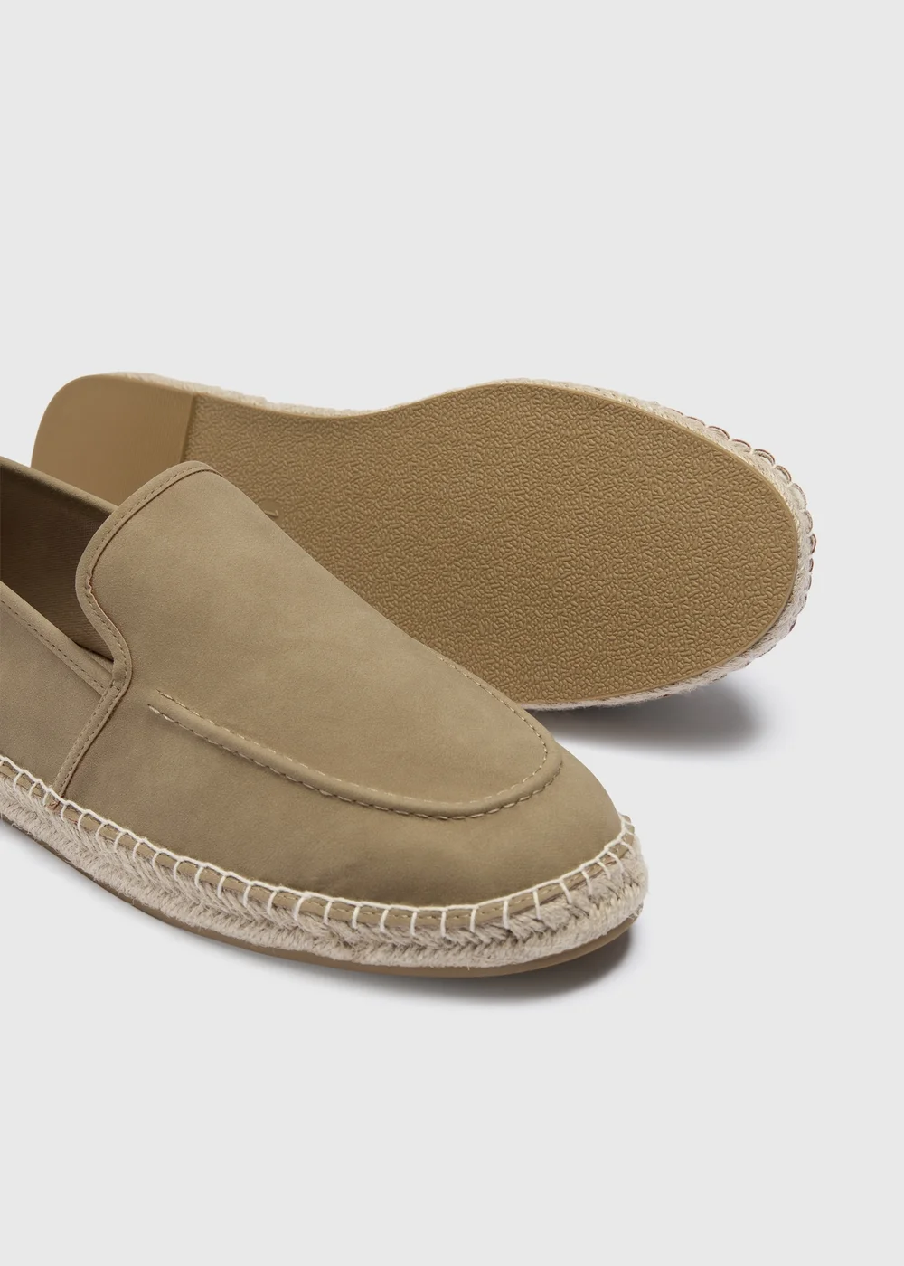 Tan Faux Suede Espadrilles - 6 Image 2