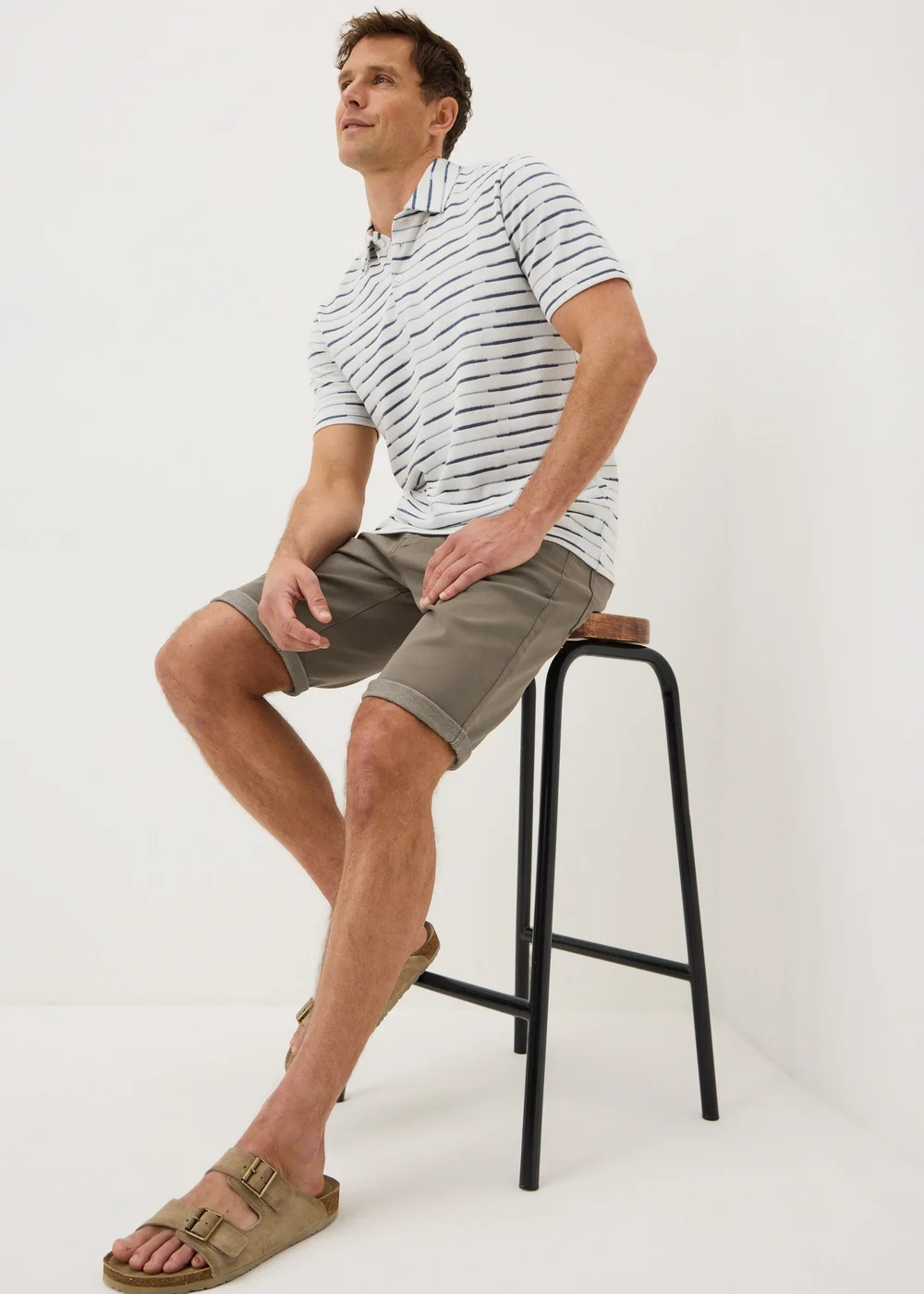 Mushroom Slim Fit Shorts - 30 waist Image 1