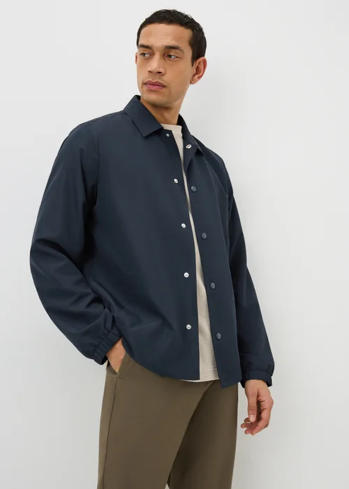 Navy Lightweight Coach Jacket - S Image 1