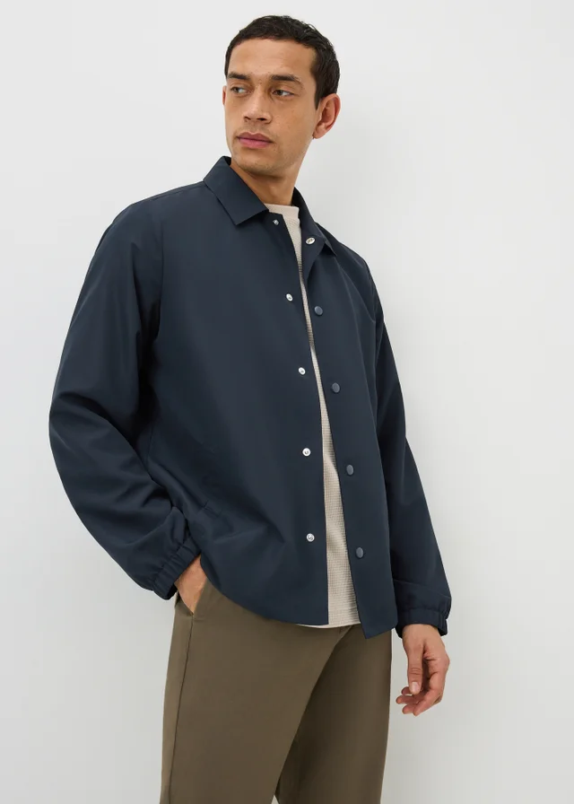 Navy Lightweight Coach Jacket