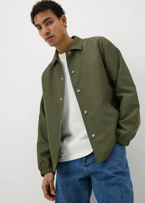 Khaki Lightweight Coach Jacket - S Image 1