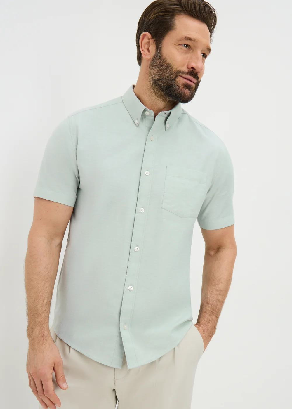 Sage Short Sleeve Shirt - Small Image 1