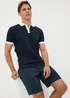 Navy Regular Fit Chino Shorts - 30 waist Image 1