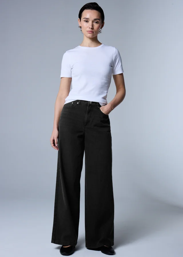 Black Wide Leg Jeans