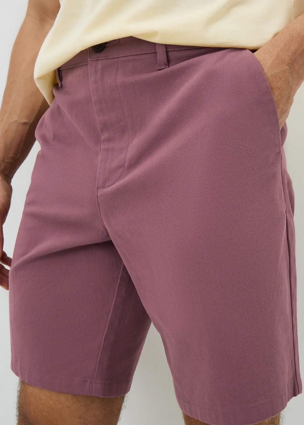 Wine Chino Shorts - 30 waist Image 2