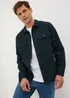Navy Linen Blend Shacket - S Image 2