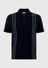 Black Chain Smart Polo Shirt - Small Image 4