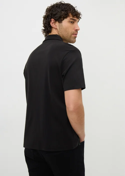 Black Chain Smart Polo Shirt - Small Image 3