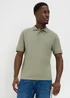Khaki Solid Polo Top - Extra small Image 1