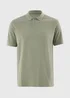 Khaki Solid Polo Top - Extra small Image 4