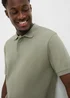 Khaki Solid Polo Top - Extra small Image 2