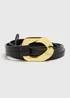 Black Tie Belt - Small Image 1