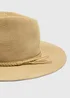 Natural Packable Trilby Hat - One Size Image 2