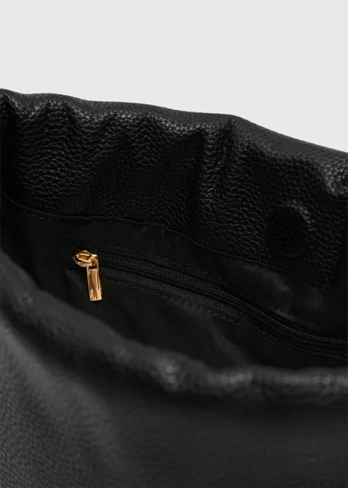 Black Pouch Bag - One Size Image 3