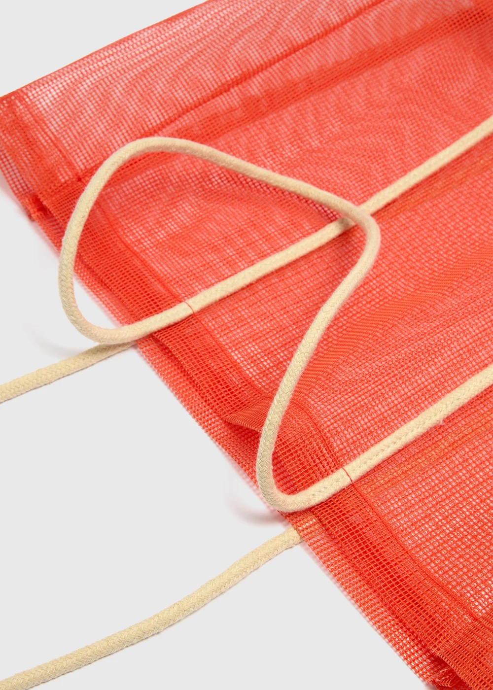 Orange Mesh Beach Bag - One Size Image 2