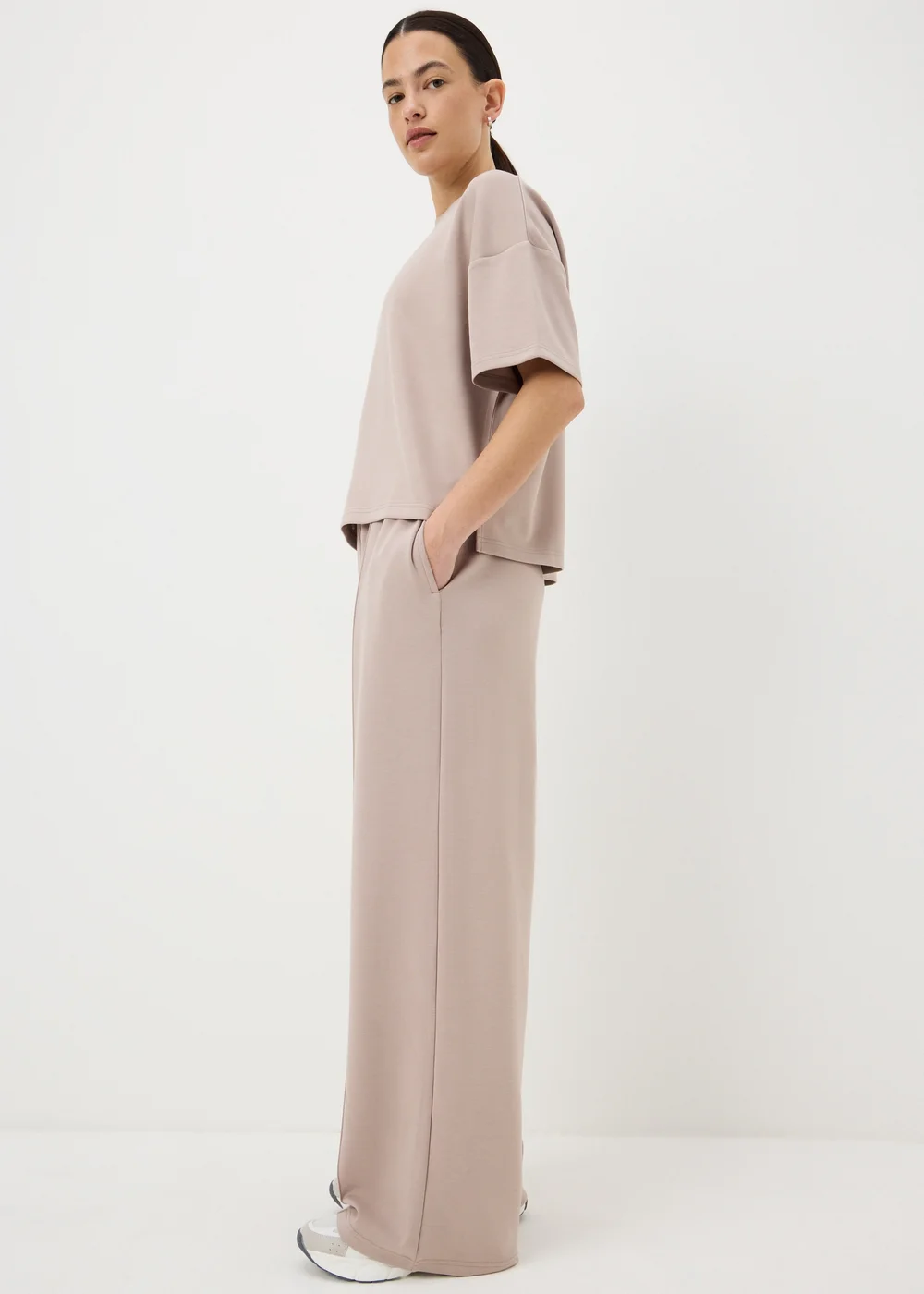 Souluxe Beige Supersoft Co Ord Top - M Image 2