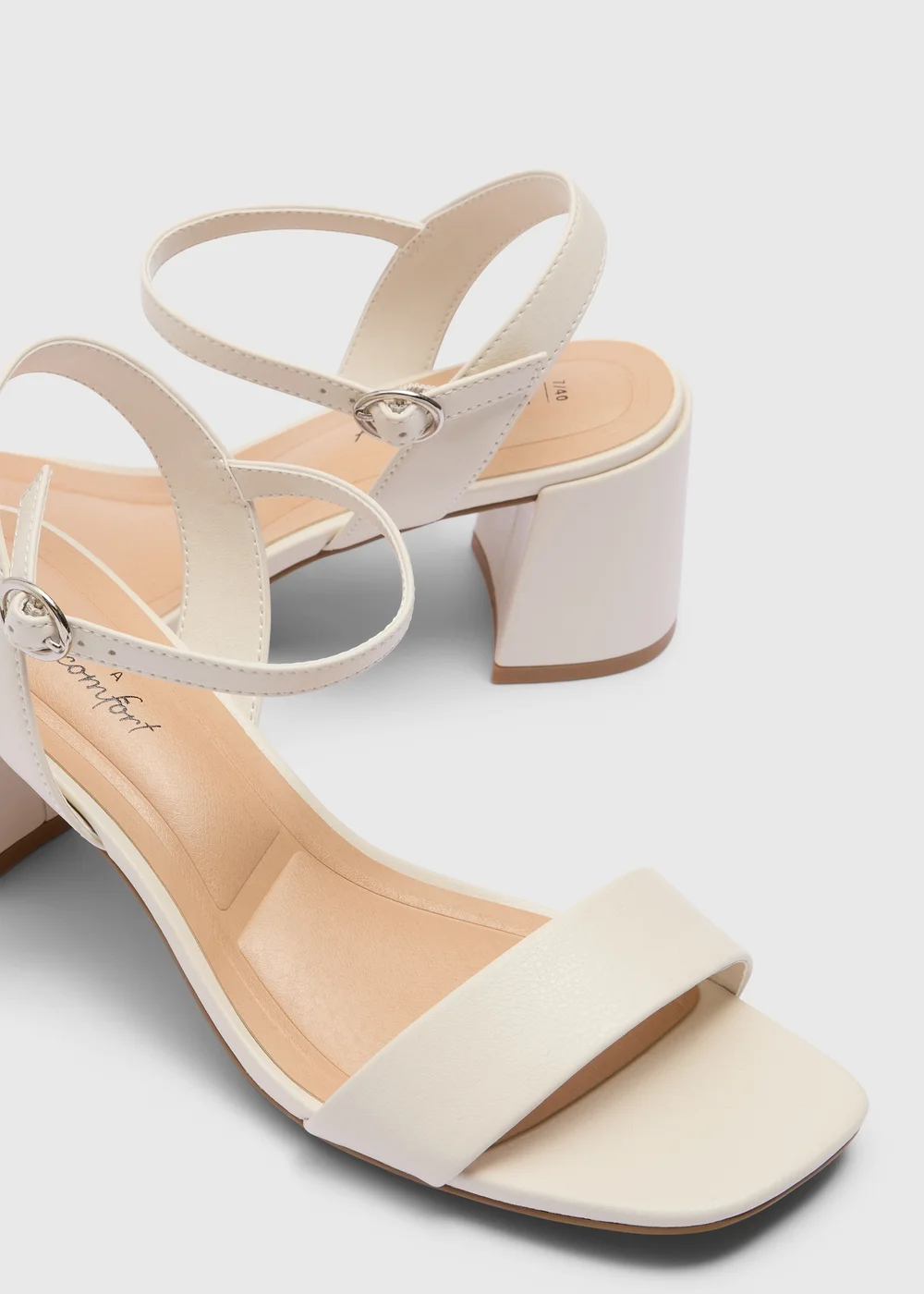 Stone Block Heels - Size 3 Image 2