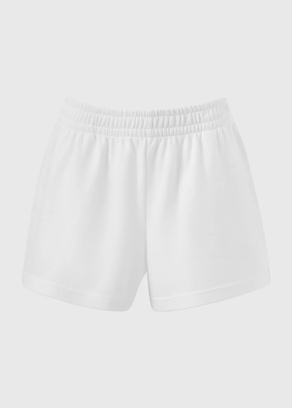 White Jersey Shorts - Extra small Image 1