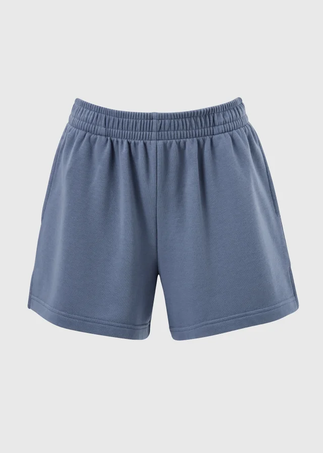 Steel Blue Jersey Shorts
