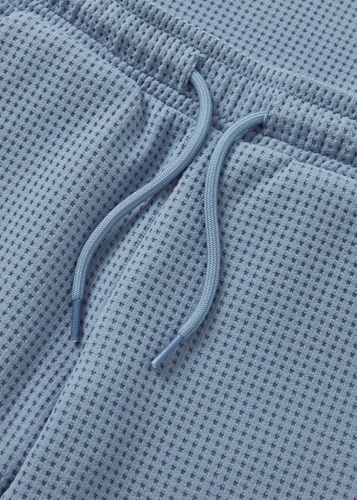 Boys Blue Waffle Top & Short Set (1-7yrs) - 1 to 1 half years Image 2