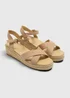 Nude Espadrille Wedges - Size 3 Image 1