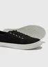 Black Slip On Trainers - Size 3 Image 2