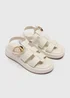 White Chunky Platform Sandals - Size 3 Image 1
