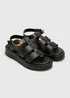 Black Chunky Platform Sandals - Size 3 Image 1