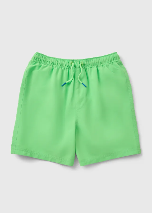 Boys Lime Swimming Shorts (7-15yrs)